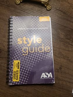American Sociological Association Style Guide