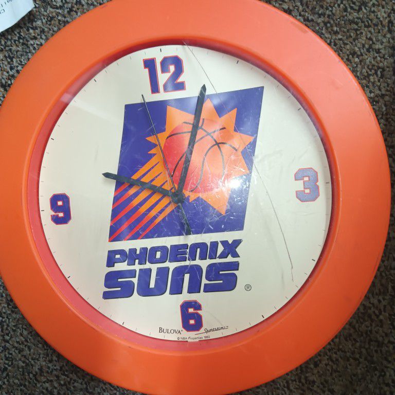 Phoenix Suns NBA vintage circle clock