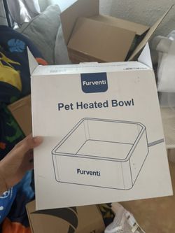 pet heated bowl