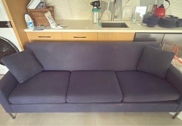 Modern blue sofa