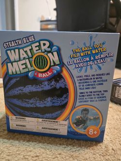 Stealth Blue Watermelon Pool Ball 🍉🏖️