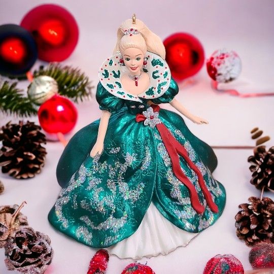 Vtg Hallmark Keepsake Collector’s Series “Holiday Barbie” 1995 New Other .