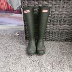 Hunter Tall Rain Boots, Size US5