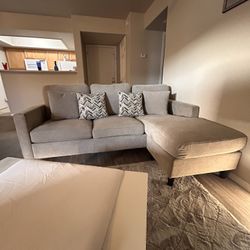 Grey Sectional Couch 