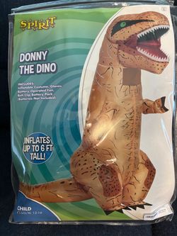Kids Halloween Costume - Inflatable T-Rex