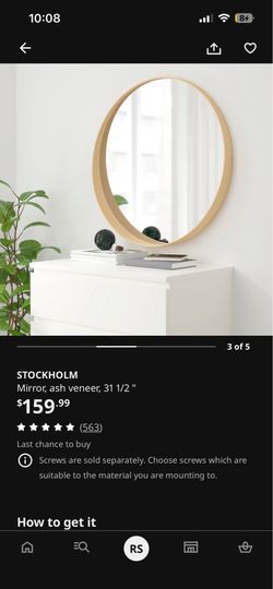 Round mirror