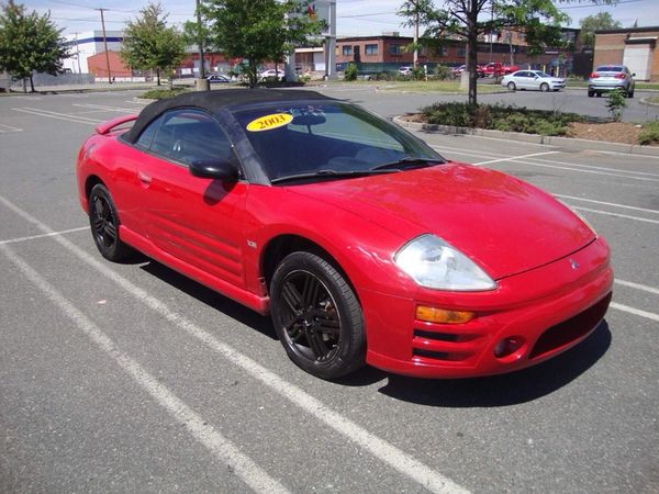 2003 Mitsubishi Eclipse Gt Spyder Red Convertible V6 For In 2003 Mitsubishi Eclipse Gt Spyder Red Convertible V6