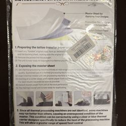 Tattoo Transfer Paper