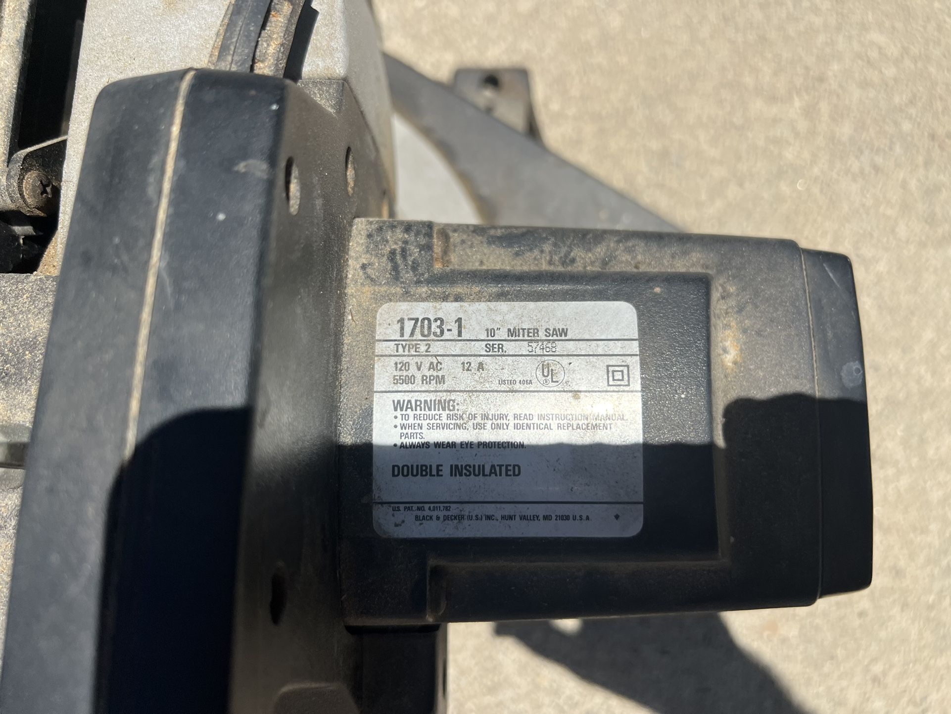 Black & Decker Miter Saw