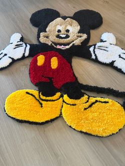 Mickey Mouse Shaped Character Rug
