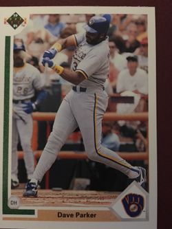 1991 Upper Deck Baseball Card #274. Dave Parker