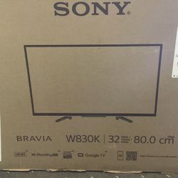 USED Sony 32” BRAVIA TV W830K + 4VMO Television Wall-Mount