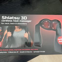 BRAND NEW FitRx Shiatsu 3D Cordless Heat Massager