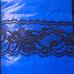 Wholesale spool of brand new 2" lace . Black