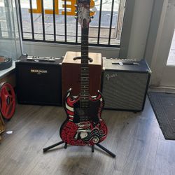 Rare Epiphone Emily The Strange Electric Guitar 