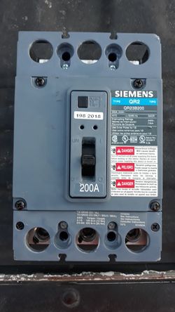 200 amp breakers