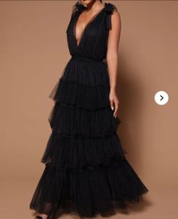 Vestido de noche NEGRO S/M
