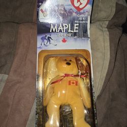 Ty Beanie Baby Maple The Bear 1999 Retired Plush Toy McDonald’s