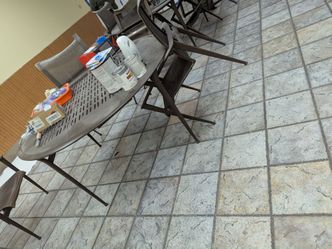 PAtio tables and chair