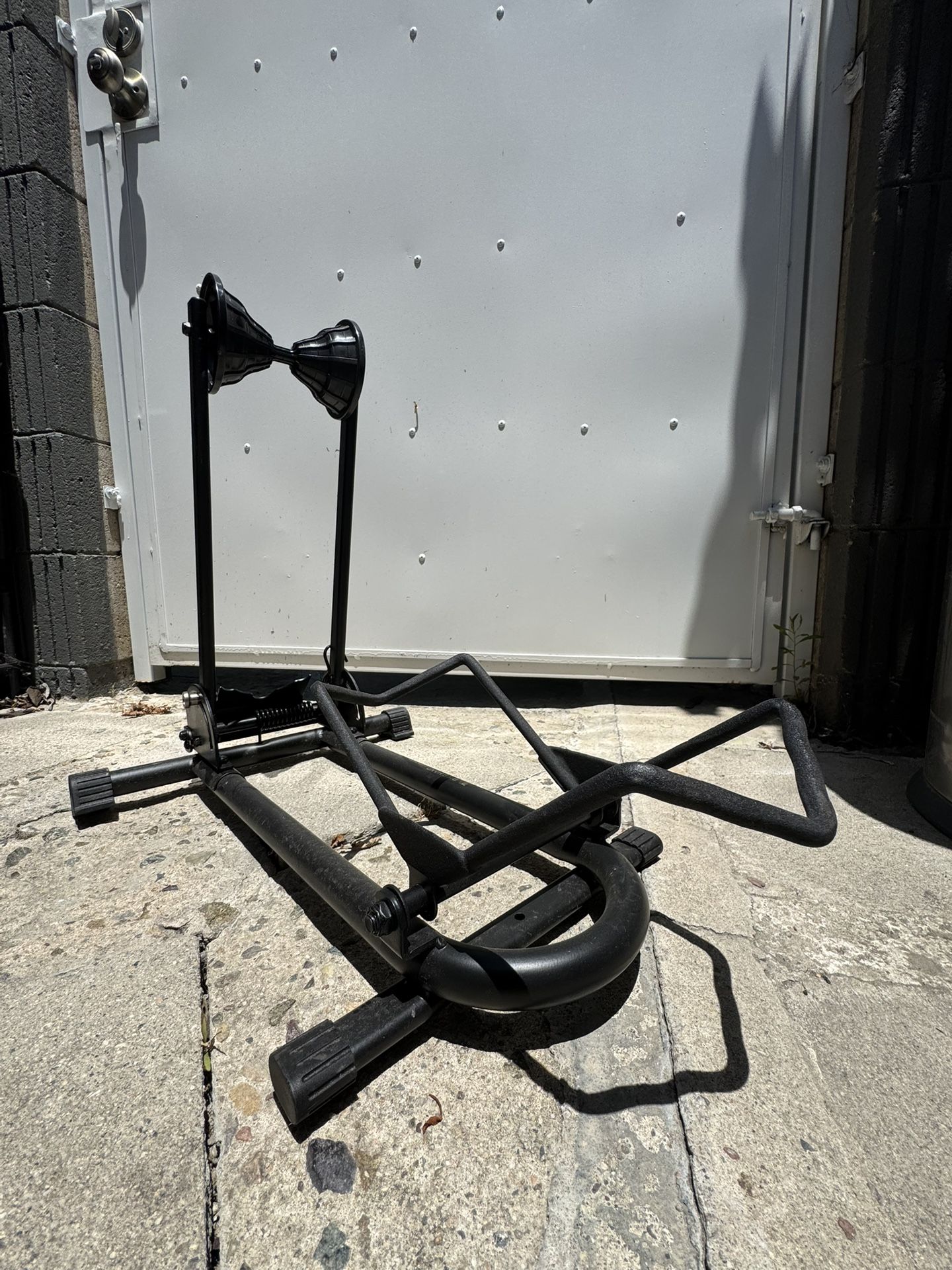 BikeHand Bike Stand Floor Parking Bike Rack - for MTB & Road Bike Storage - up to 2.4" Tire Width