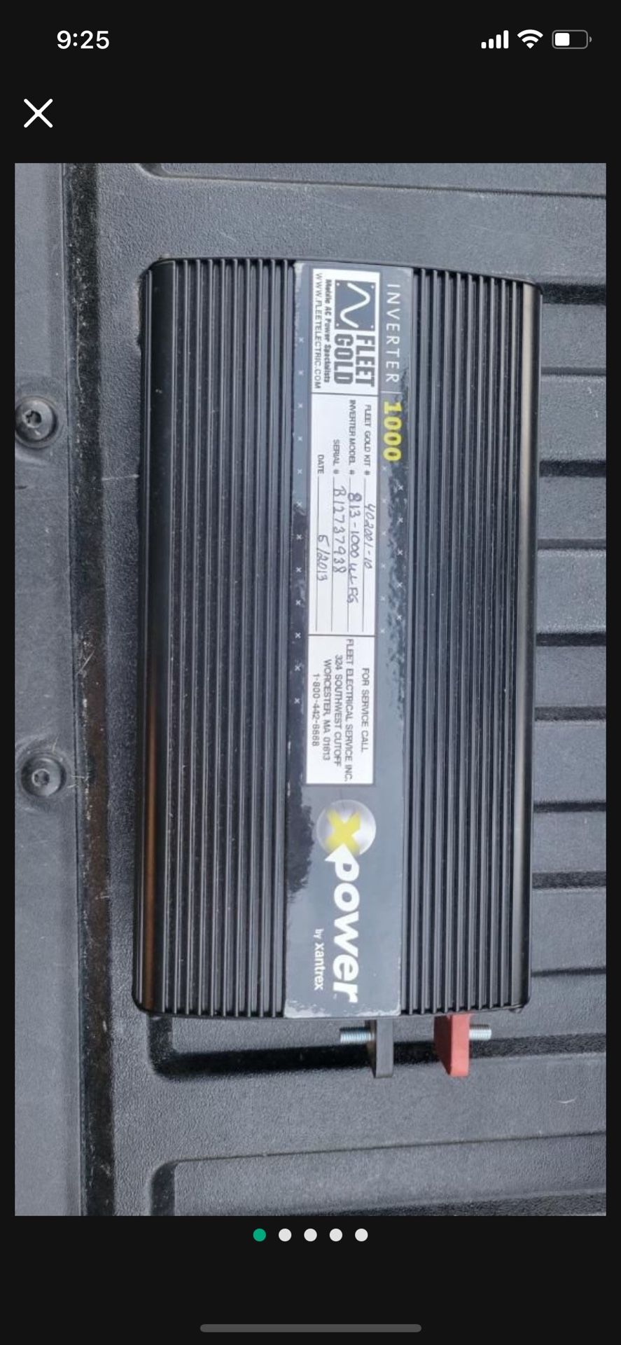 Xantrex Xpower 1000 Watt Inverter Commercial Fleet