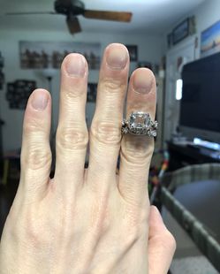 Vintage wedding ring set