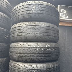 235/55/20 Bridgestone 4 Used Tires Installed And Balanced