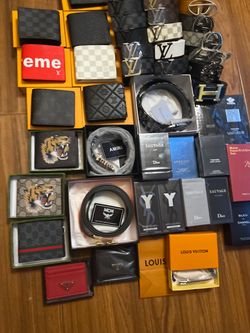 Designer colognes wallets belts