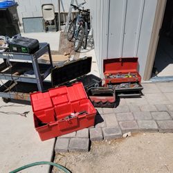 Tool Box  And Metal Car $200