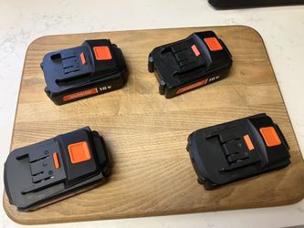 Warrior 18V Lithium Batteries (4 Pack)
