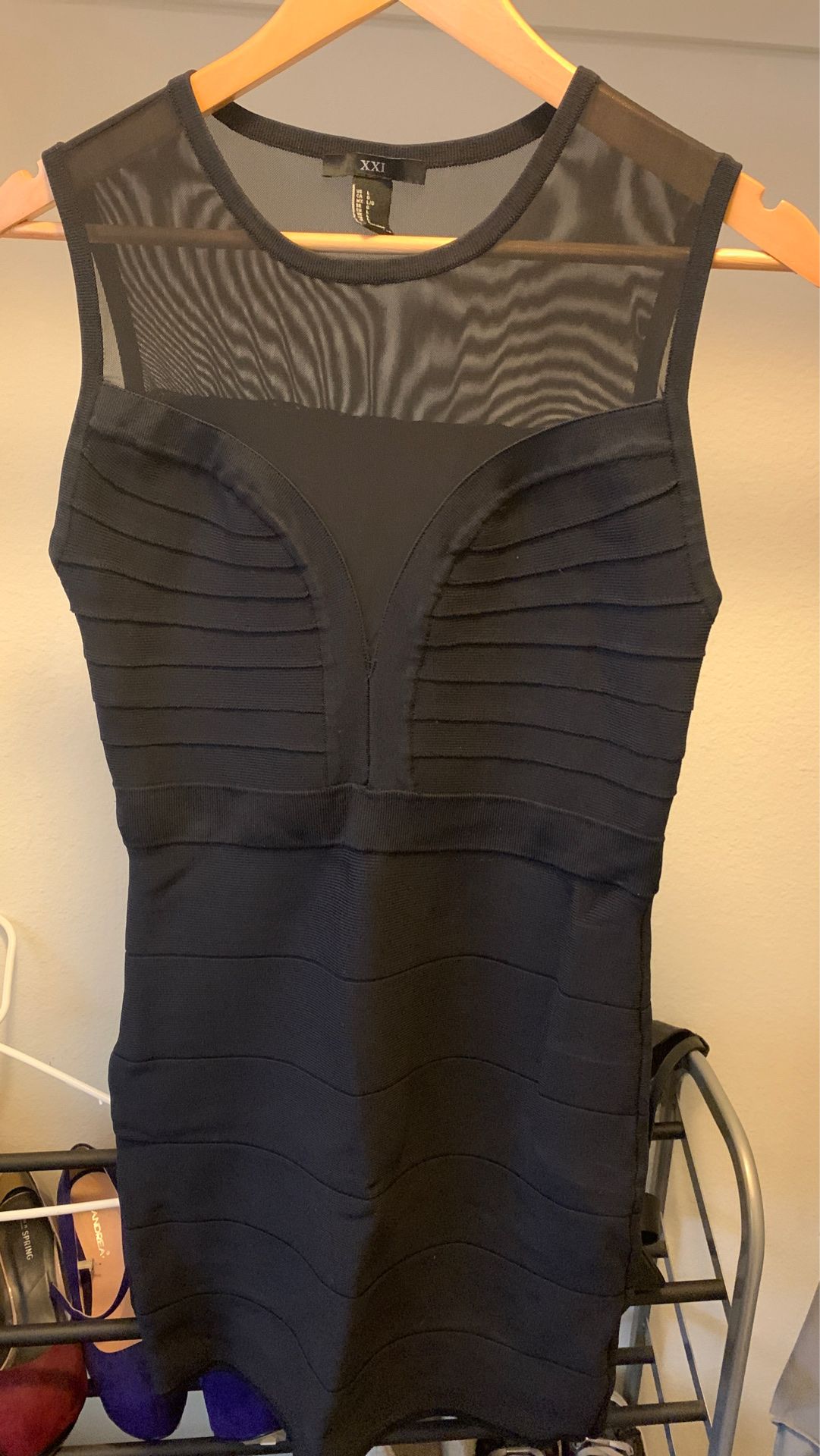 Black spandex dress from forever 21