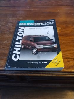 Astro Safari Repair Manual Book