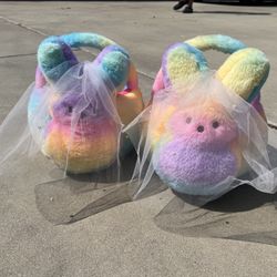 Bunny with Veil Basket - Flower Girls Basket (Like New)