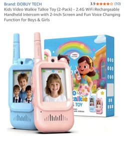 New in box video walkie talkie children’s toy
