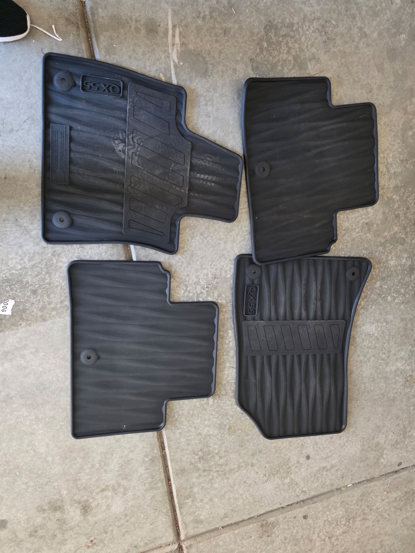 QX 55 All Weather Floor Mats