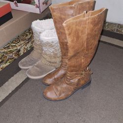Winter Womens Boot Bundle , Mukwks , Brash Boots Size 8
