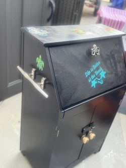 Halloween Tiki Bar Cart