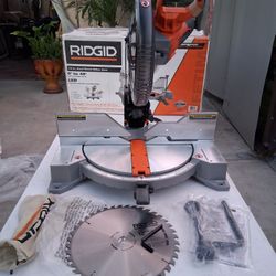 RIDGID 12" Dual Bebel Miter Saw 