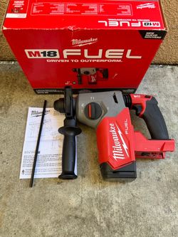 Milwaukee M18 FUEL 18V Brushless 1 in. SDS-Plus Rotary Hammer (Tool-Only)