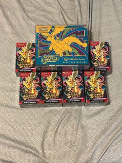 Ascended heroes pokemon center etb and booster bundles