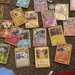 Pokemon Collection Worn A Bit And Chips Willing To Trade Or Sell