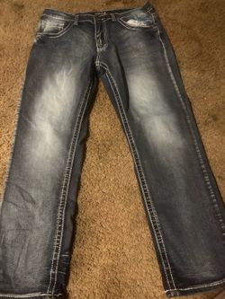Men’s jeans.