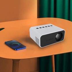 Compact Mini Portable Projector White