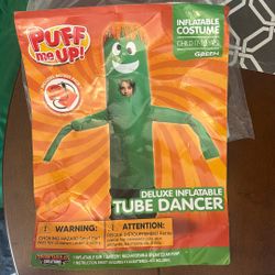 Deluxe inflatable tube dancer-green 