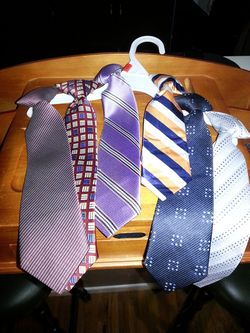 Kids clip on ties