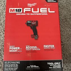 Milwaukee M18 Fuel Brushless 3/8” Mid Torque Impact