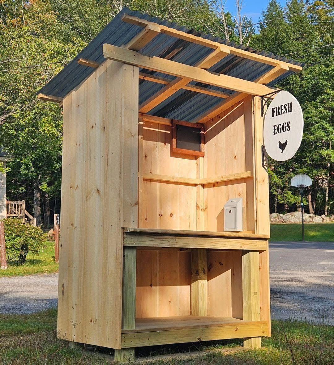 Farm fresh egg stand