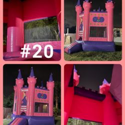 Moonjump,waterslides, Tables And Chairs