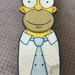 The Simpsons Homer Simpson Skateboard By Santa Cruz 10×32 Complete 
