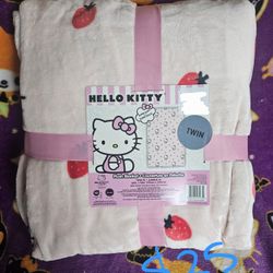 Hello Kitty Strawberry Blanket $25